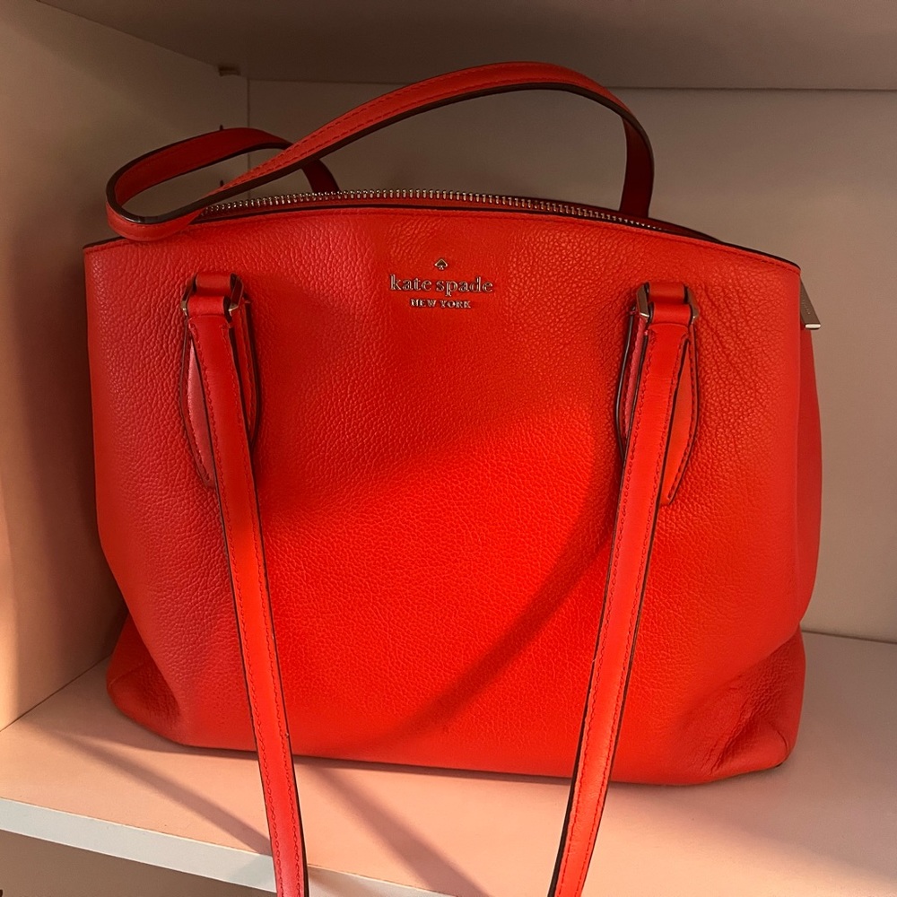 Orange Kate Spade purse